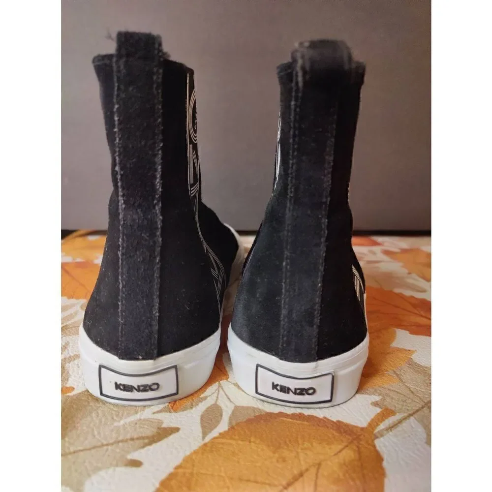 Kenzo High Top Sneakers Slip On Rare Size 39 Women's Size 7.5
